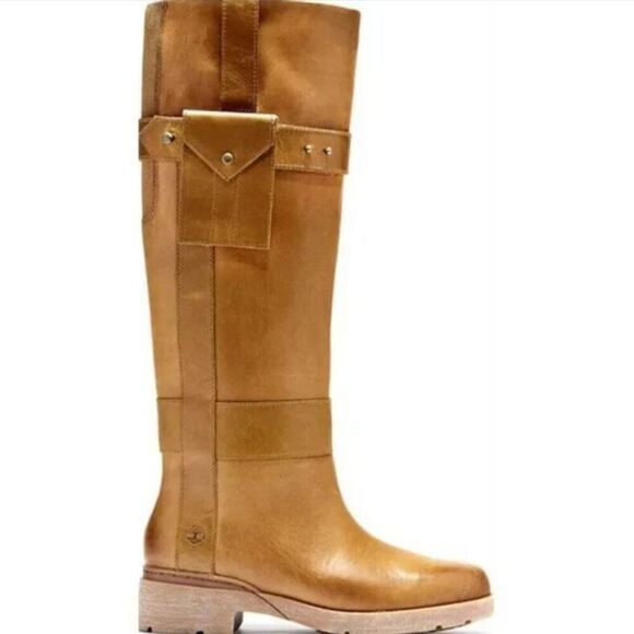 Timberland Women’s Graceyn Tall Waterproof Leather Boot Size 8.5 - Picture 1 of 13